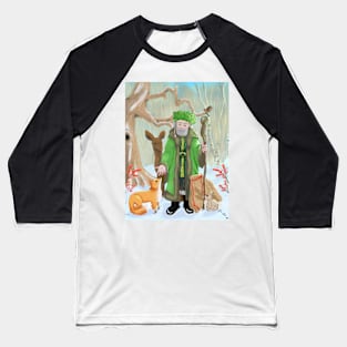 Winter Wizard and his Friends Baseball T-Shirt